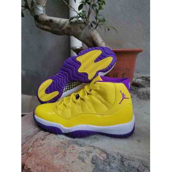 Nike Air Jordan 1 Retro Kobe Bryant Commemorative Edition Yellow Purple Men Shoes